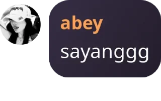 Sticker from sayang