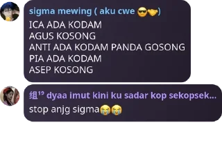 Sticker from fams sekopsekop haji torikk ☠☠ pack by @QuotLyBot