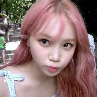 🌻 emoji Kim Chae Won • @KIMJCNNIEST Telegram sticker 16 of 31