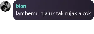 Sticker from bian