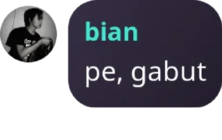 Sticker from bian