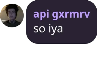 Sticker from api tampan