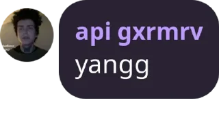 Sticker from api tampan