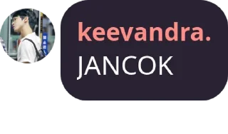 Sticker from keevan tampan