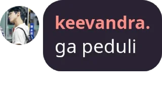 Sticker from keevan tampan