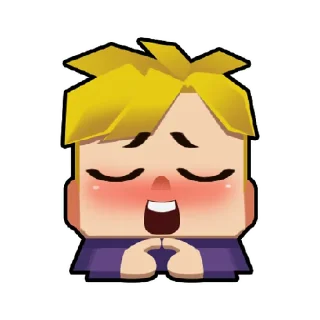 😀 emoji Benson Blockman Go Telegram sticker 8 of 17