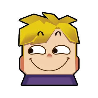 😀 emoji Benson Blockman Go Telegram sticker 7 of 17