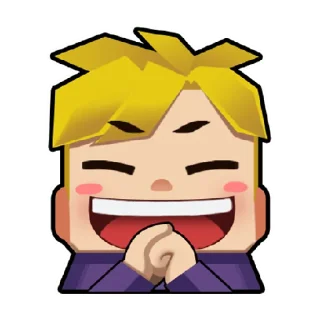 😀 emoji Benson Blockman Go Telegram sticker 6 of 17