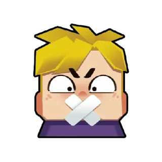 😀 emoji Benson Blockman Go Telegram sticker 9 of 17