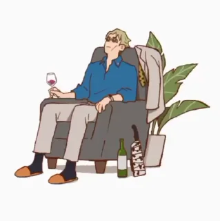 😑 emoji @heaven_of_actress jujutsu par Telegram sticker 9 of 50