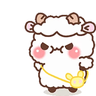 ⭐️ emoji domba sheep @stickieri Telegram sticker 14 of 19