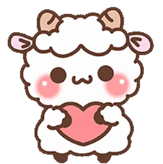 ⭐️ emoji domba sheep @stickieri Telegram sticker 16 of 19