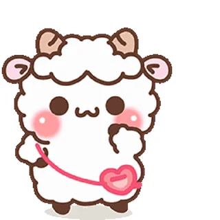⭐️ emoji domba sheep @stickieri Telegram sticker 10 of 19