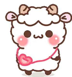 ⭐️ emoji domba sheep @stickieri Telegram sticker 1 of 19