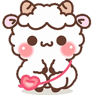 ⭐️ emoji domba sheep @stickieri Telegram sticker 18 of 19