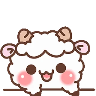 ⭐️ emoji domba sheep @stickieri Telegram sticker 17 of 19