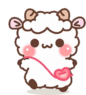 ⭐️ emoji domba sheep @stickieri Telegram sticker 15 of 19