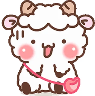 ⭐️ emoji domba sheep @stickieri Telegram sticker 5 of 19