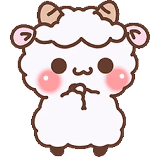 ⭐️ emoji domba sheep @stickieri Telegram sticker 2 of 19