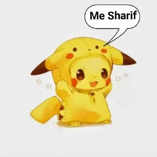 Sticker from Pikachu | @tarahume | @StickerXtara