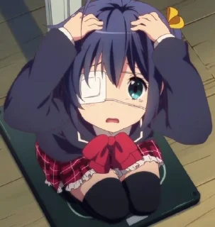 💜 emoji Rikka takanashi.Leoxna Telegram sticker 6 of 30