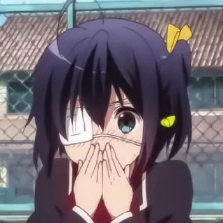 💜 emoji Rikka takanashi.Leoxna Telegram sticker 20 of 30