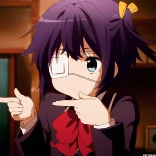 💜 emoji Rikka takanashi.Leoxna Telegram sticker 16 of 30