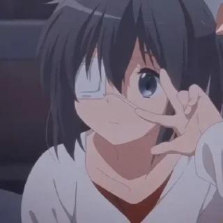 💜 emoji Rikka takanashi.Leoxna Telegram sticker 8 of 30