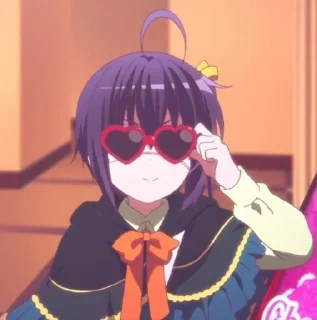 💜 emoji Rikka takanashi.Leoxna Telegram sticker 15 of 30