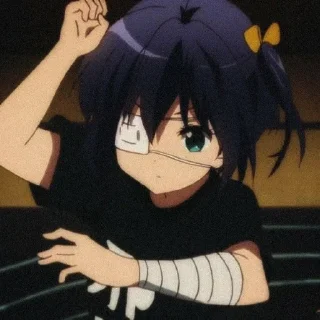 💜 emoji Rikka takanashi.Leoxna Telegram sticker 1 of 30