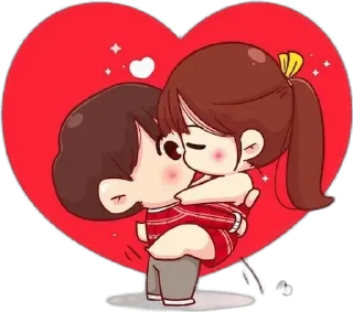Sticker from Cute couple 𝗣𝗿𝗲𝘆𝗮𝘀𝗵𝗶𝘁 💞✨
