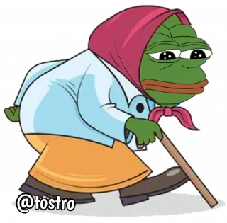 👵 emoji Pepefy by @singh_021 Telegram sticker 22 of 52
