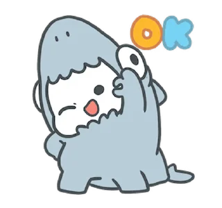 ⭐ emoji Megalodon Telegram sticker 7 of 24