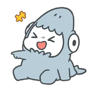 ⭐ emoji Megalodon Telegram sticker 10 of 24