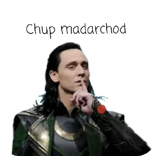 Sticker from Loki