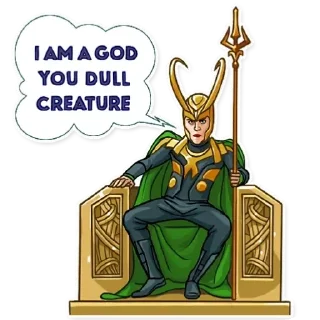 Sticker from Loki