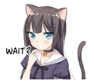 Sticker from Tsundere Cat Girl Miyako @takius