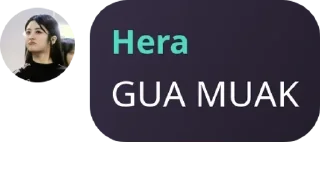 💂 emoji Aku melet kamu kepelet pack by @QuotLyBot Telegram sticker 14 of 120