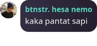 🙍 emoji PBS (Pasukan Barudak Sunda) pack by @QuotLyBot Telegram sticker 11 of 51