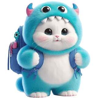 🎒 emoji @its_TG_King Cute Billu Telegram sticker 20 of 39