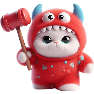 🔨 emoji @its_TG_King Cute Billu Telegram sticker 18 of 39