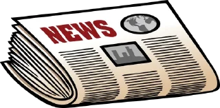 Sticker from 🗞📰🗞 Newspaper Logo 🗞📰🗞
