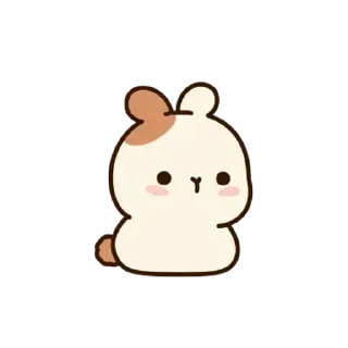 ⭐ emoji 깡총티콘 3 @moe_sticker_bot Telegram sticker 23 of 25