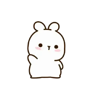 Sticker from 깡총티콘 3 @moe_sticker_bot