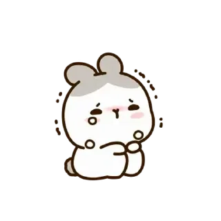 ⭐ emoji 깡총티콘 3 @moe_sticker_bot Telegram sticker 20 of 25