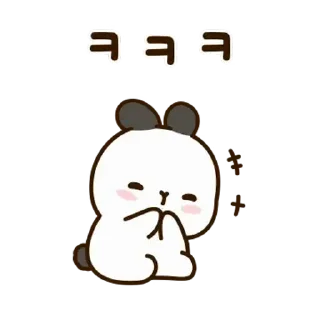 Sticker from 깡총티콘 3 @moe_sticker_bot