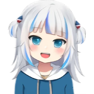 😃 emoji Gawr Gura Telegram sticker 23 of 120