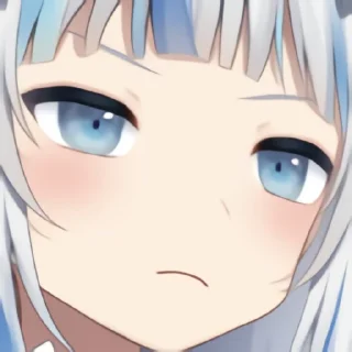 😠 emoji Gawr Gura Telegram sticker 6 of 120