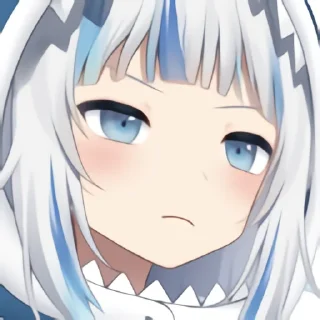😠 emoji Gawr Gura Telegram sticker 5 of 120
