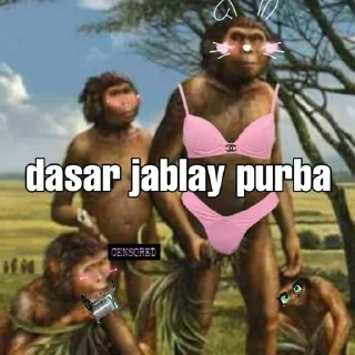 🎭 emoji jablay purba by djoko ganteng Telegram sticker 7 of 79